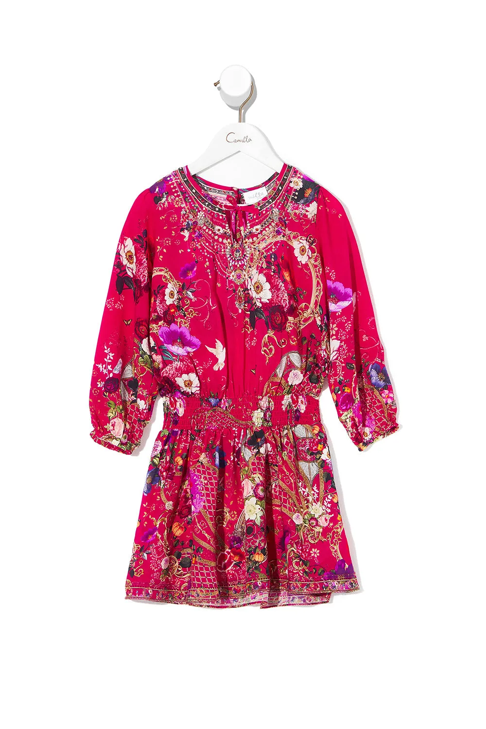 INFANTS RELAXED SHIRRED WAIST DRESS BEAUTIFUL BEINGS