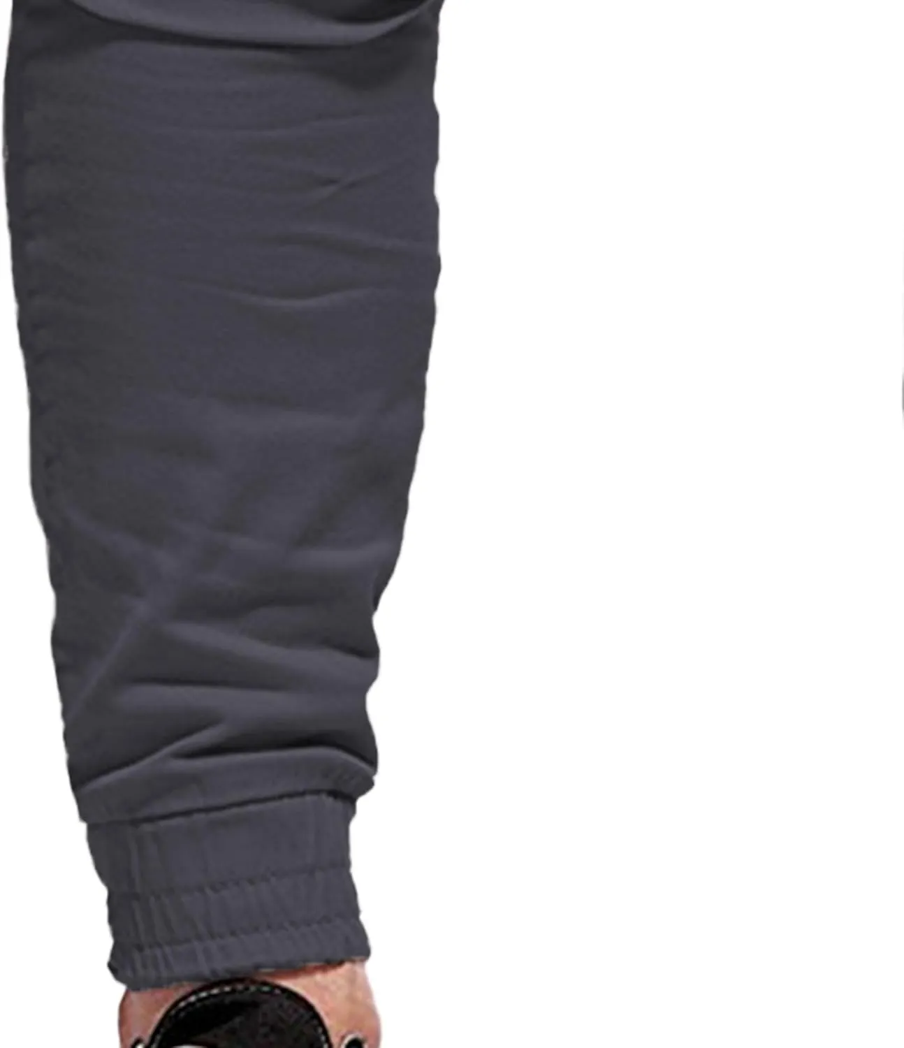 JEShifangjiusu Mens Fashion Cargo Pants Relaxed Fit Drawstring Joggers Sweatpants Workout Casual Cotton Long Trousers