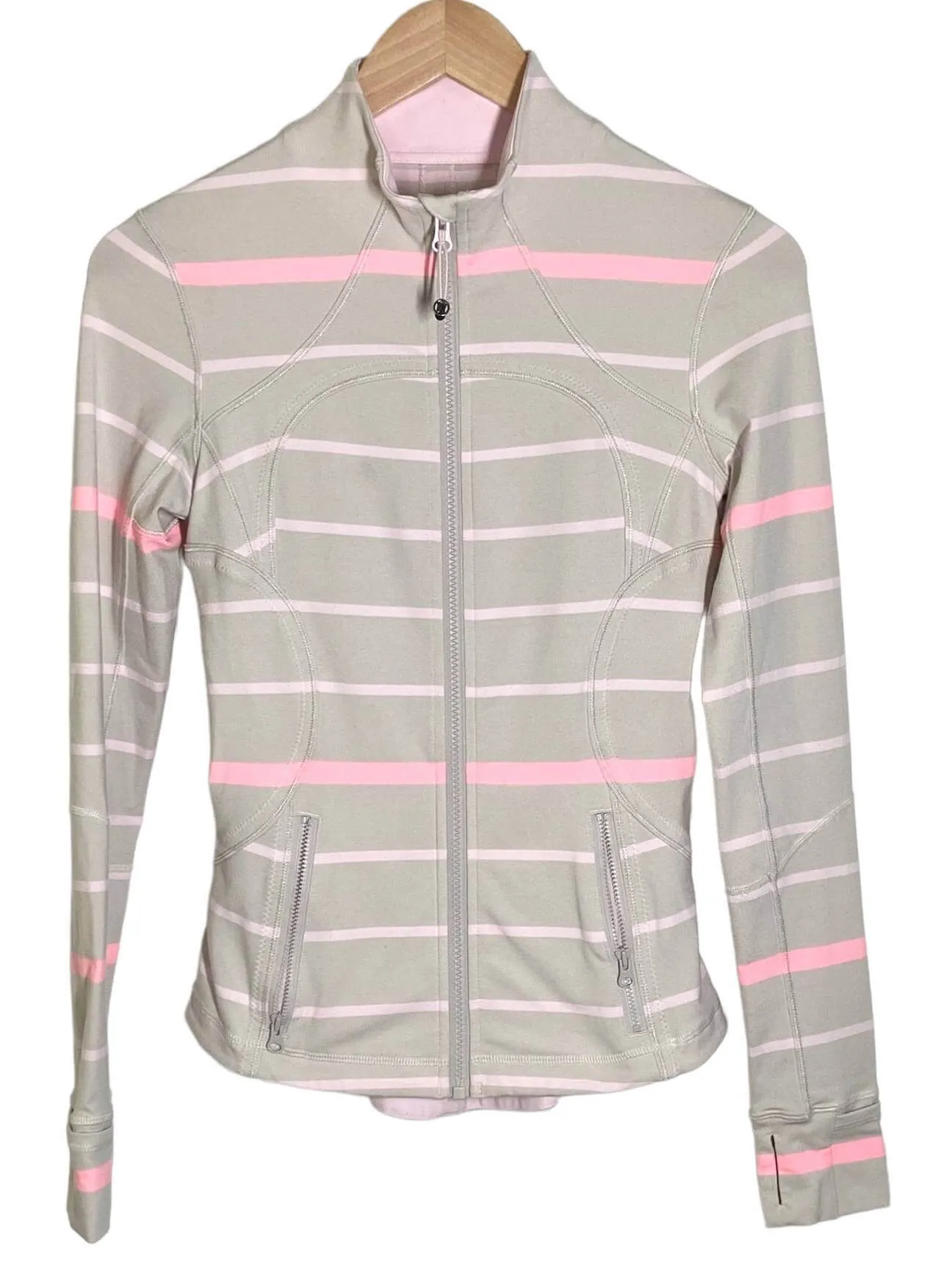 Light Spring Pink Stripe Jacket