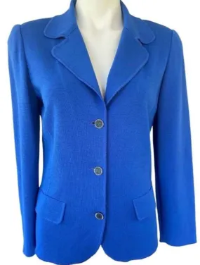Light Summer Blue Knit Jacket