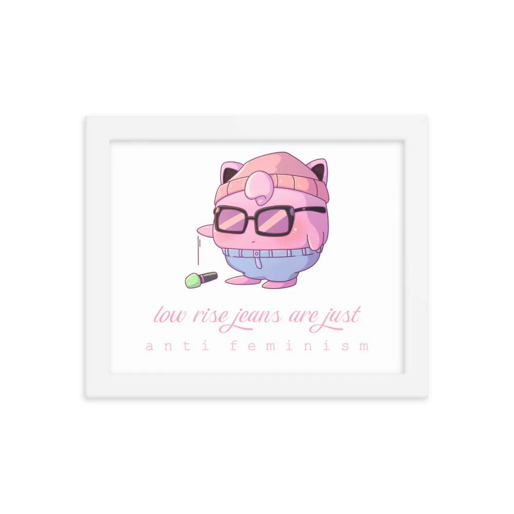 Low Rise Jeans | 8x10 Framed poster | Pokemon