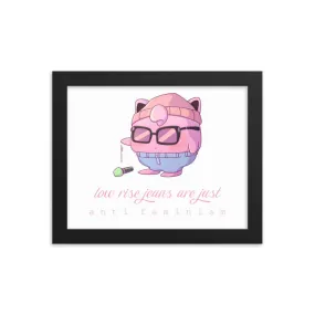 Low Rise Jeans | 8x10 Framed poster | Pokemon