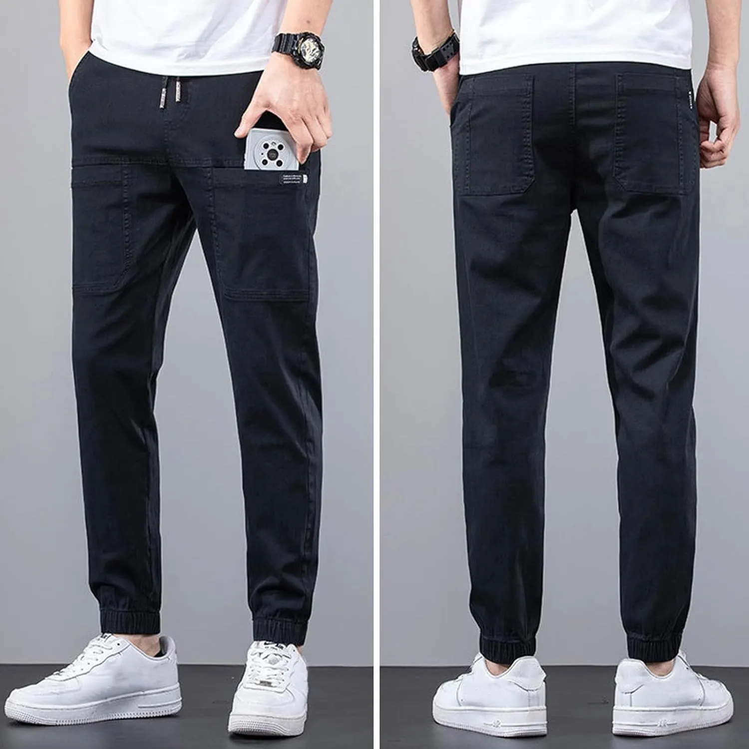 Mencomfy Cargo Pants, MultiPants - High Stretch Multi-Pocket Durable Cargo Pants, Stretchy Pants for Men