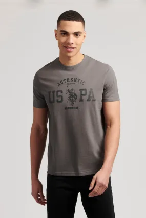 Mens Authentic USPA Graphic T-Shirt in Castlerock