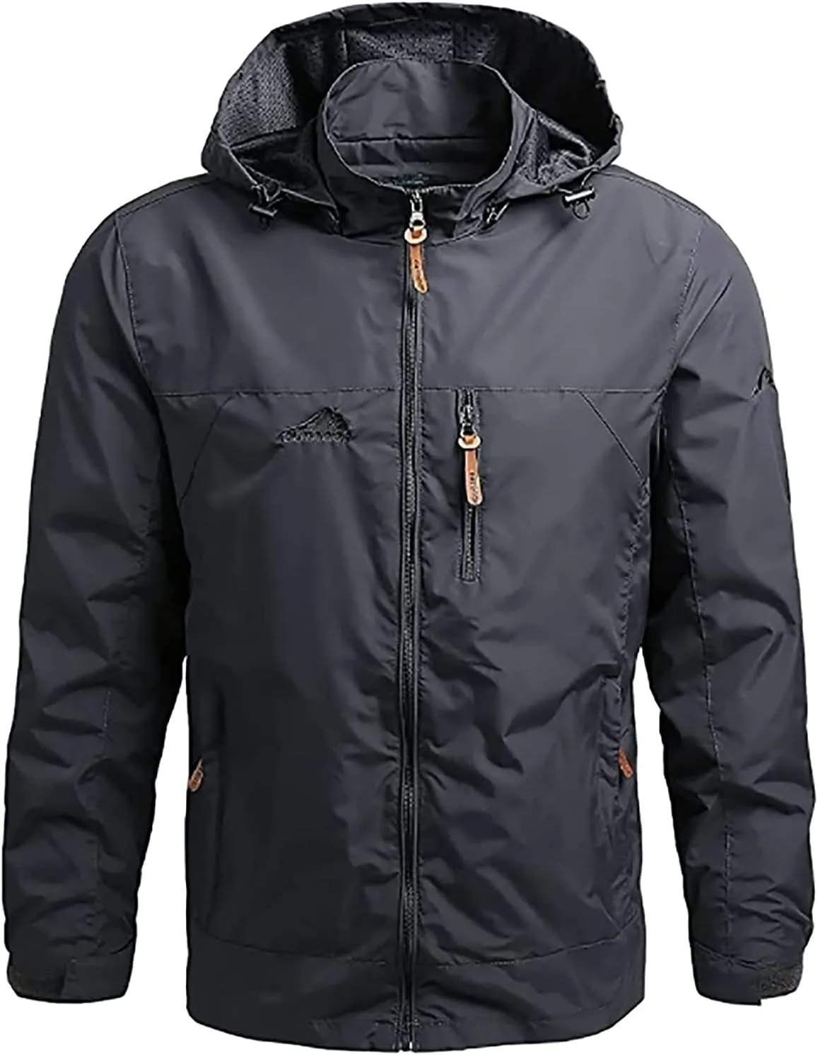 Men's Light Jacket, Men's Jacket, Waterproof Rain Jacket, Windproof Raincoat for Cycling