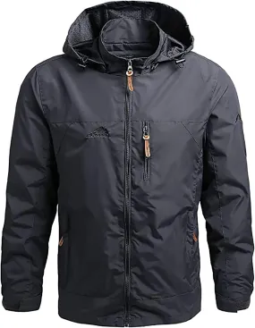 Men's Light Jacket, Men's Jacket, Waterproof Rain Jacket, Windproof Raincoat for Cycling