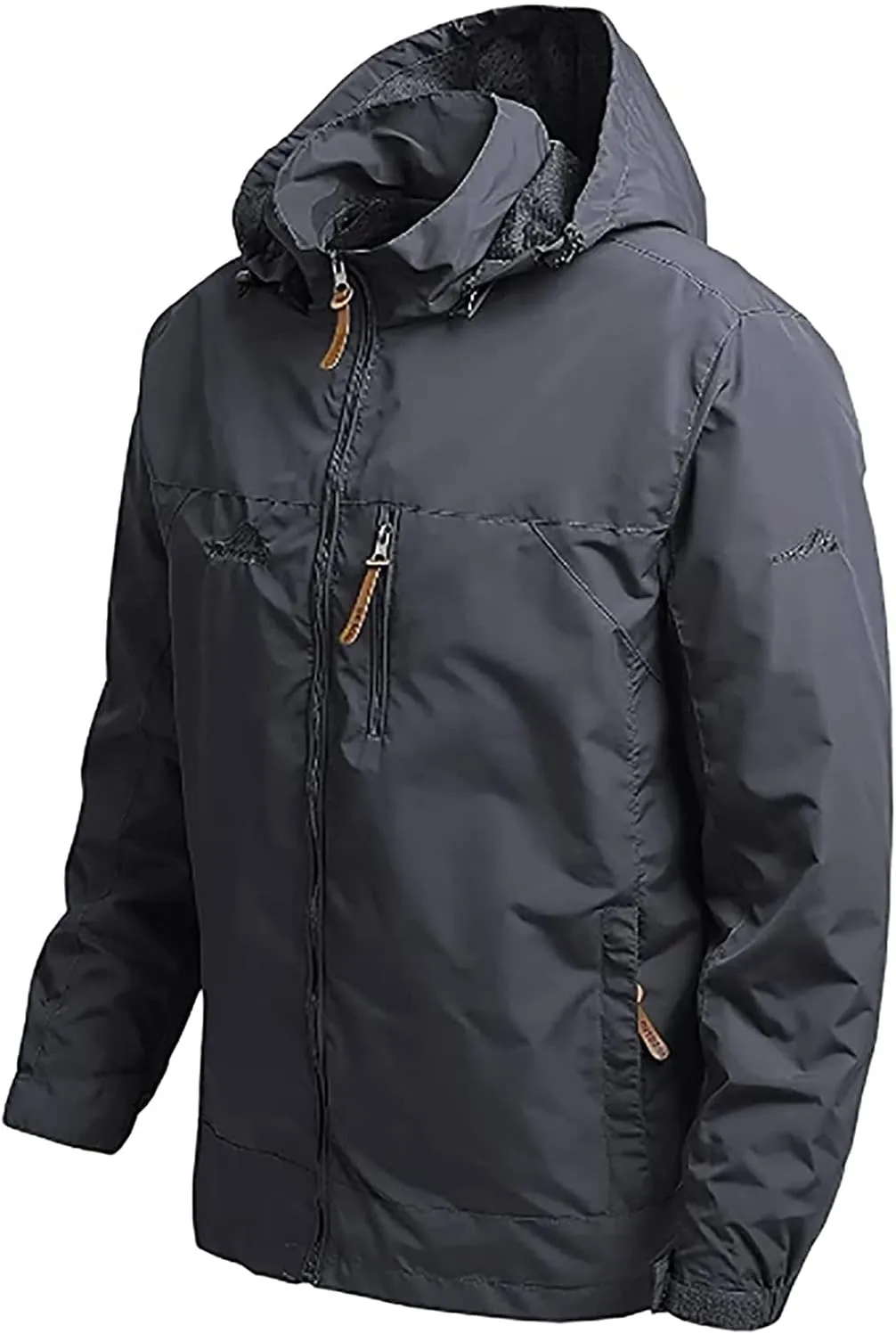 Men's Light Jacket, Men's Jacket, Waterproof Rain Jacket, Windproof Raincoat for Cycling
