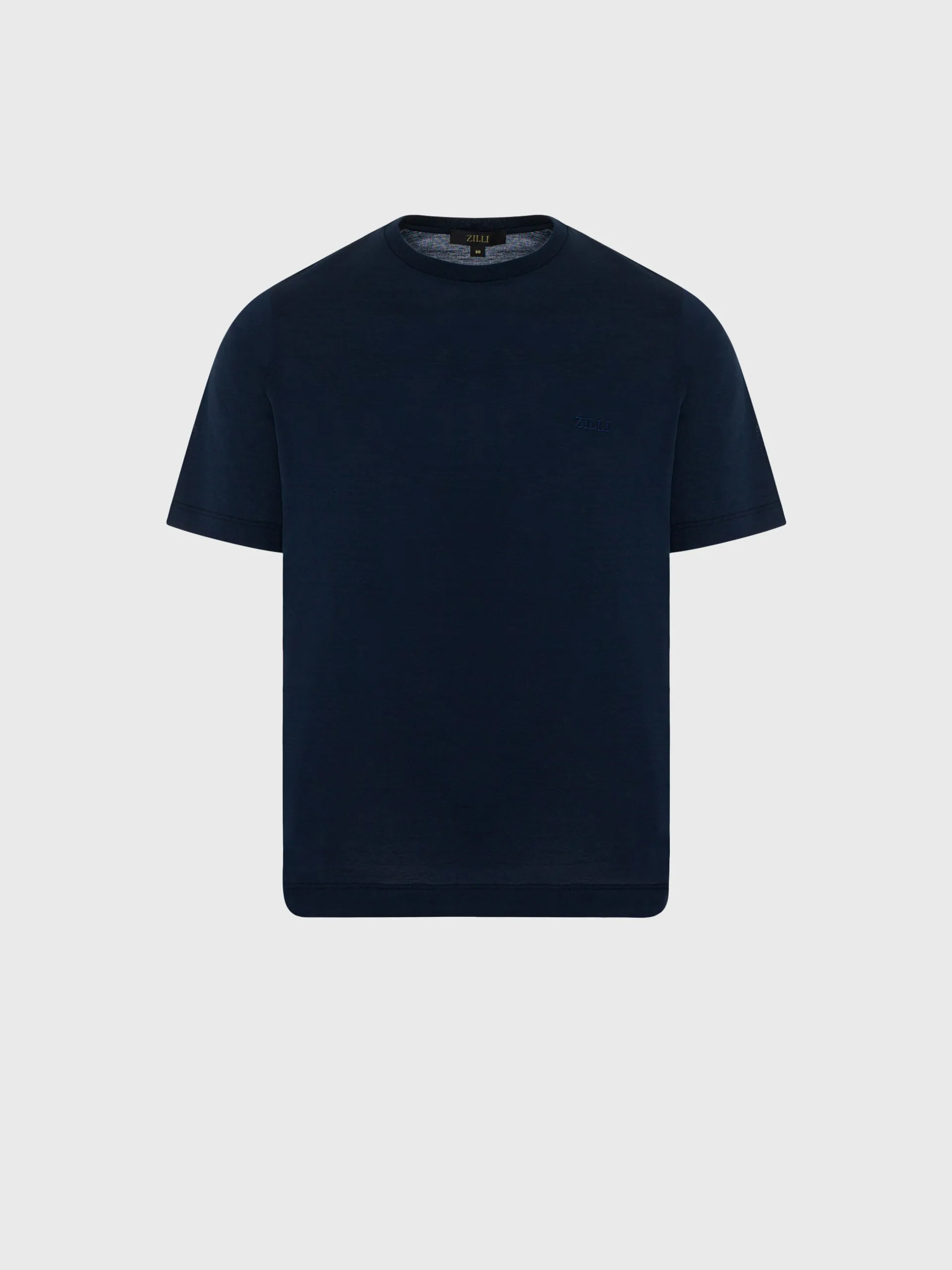 Minimalist Cotton T-Shirt Navy Blue