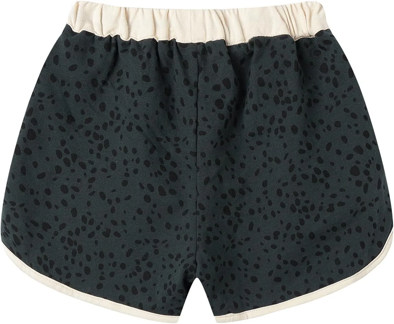 Mud Kingdom Girls Leopard Shorts Loose Elastic Waist with Drawstring Summer