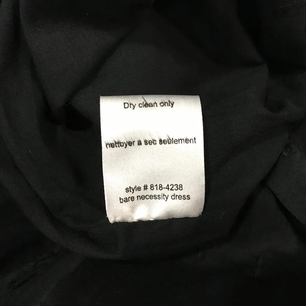 Nanette Lepore Women Bare Necessity Dress Black Color Size 8
