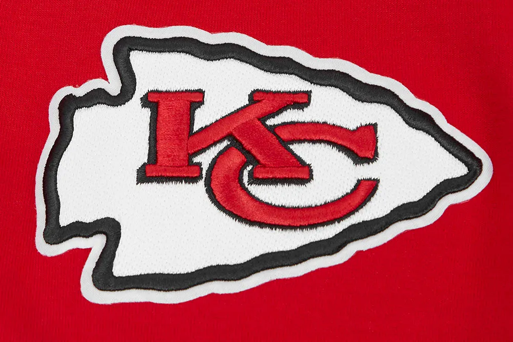 NFL KANSAS CITY CHIEFS CLASSIC MEN'S WARM UP JACKET (RED/BLACK)