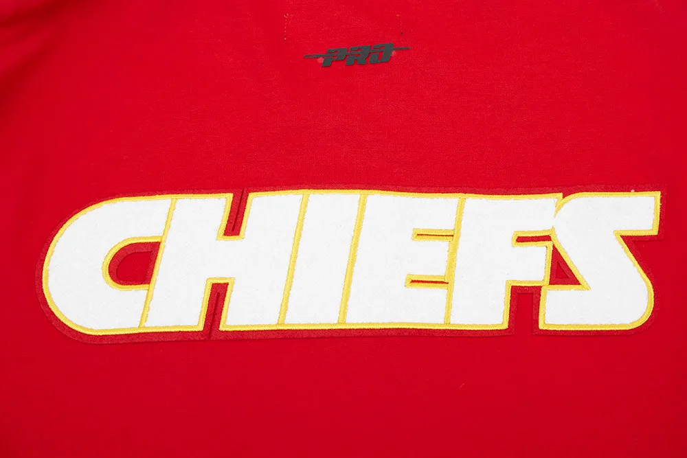 NFL KANSAS CITY CHIEFS CLASSIC MEN'S WARM UP JACKET (RED/BLACK)