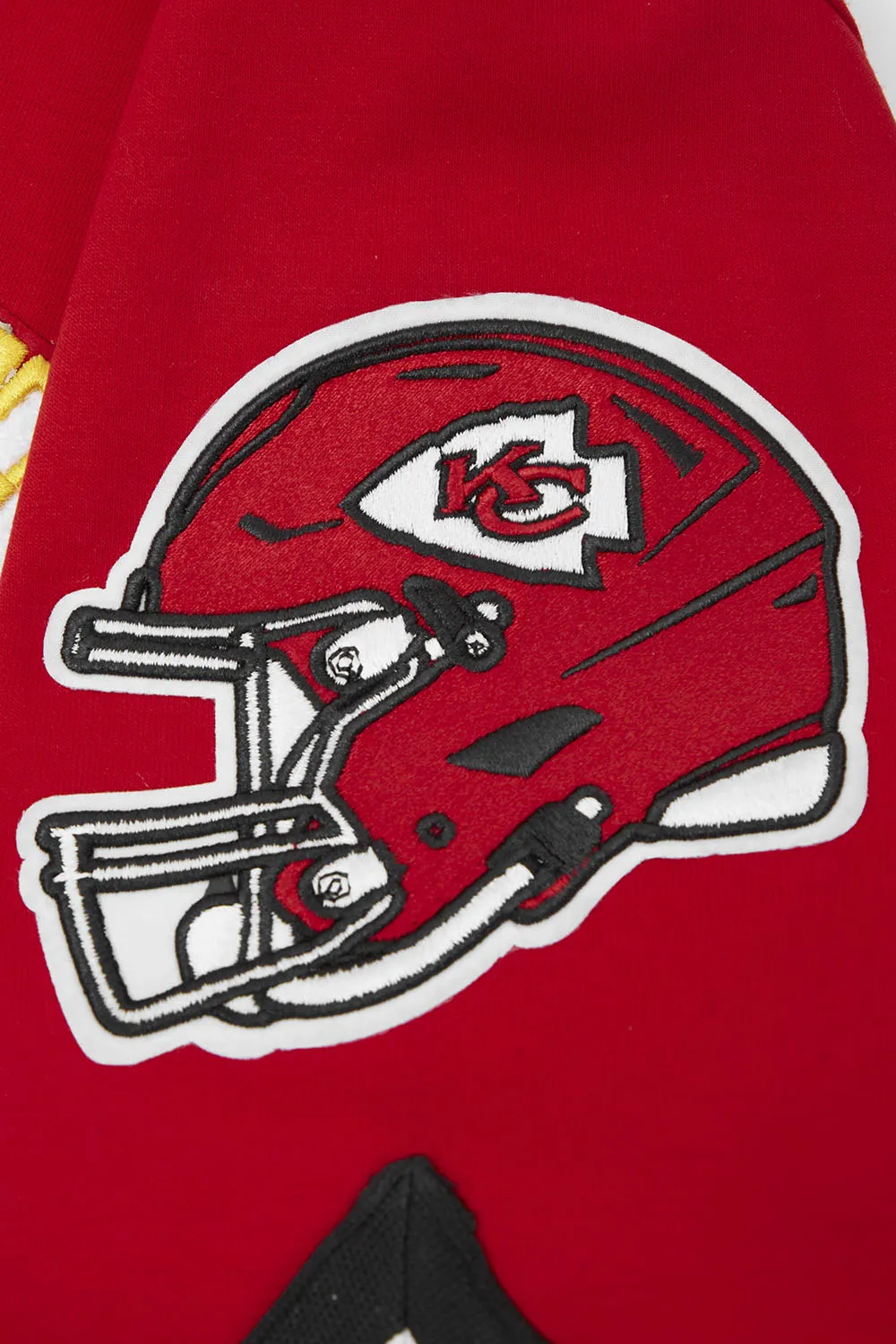 NFL KANSAS CITY CHIEFS CLASSIC MEN'S WARM UP JACKET (RED/BLACK)