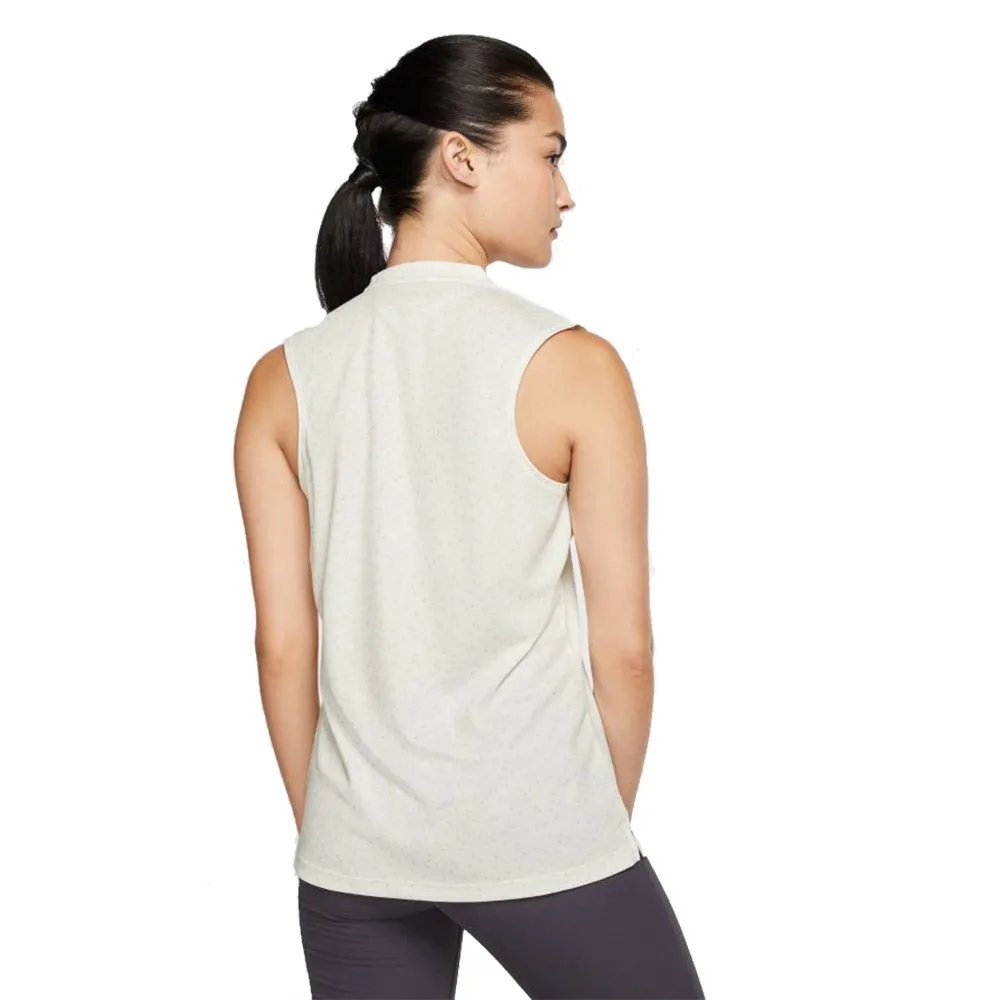 Nike Dri-FIT Blade Print Womens Sleeveless Golf Polo