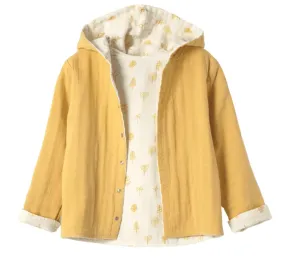 Organic by Feldman Protective Forest Reversible Cardigan - Sun Ochre