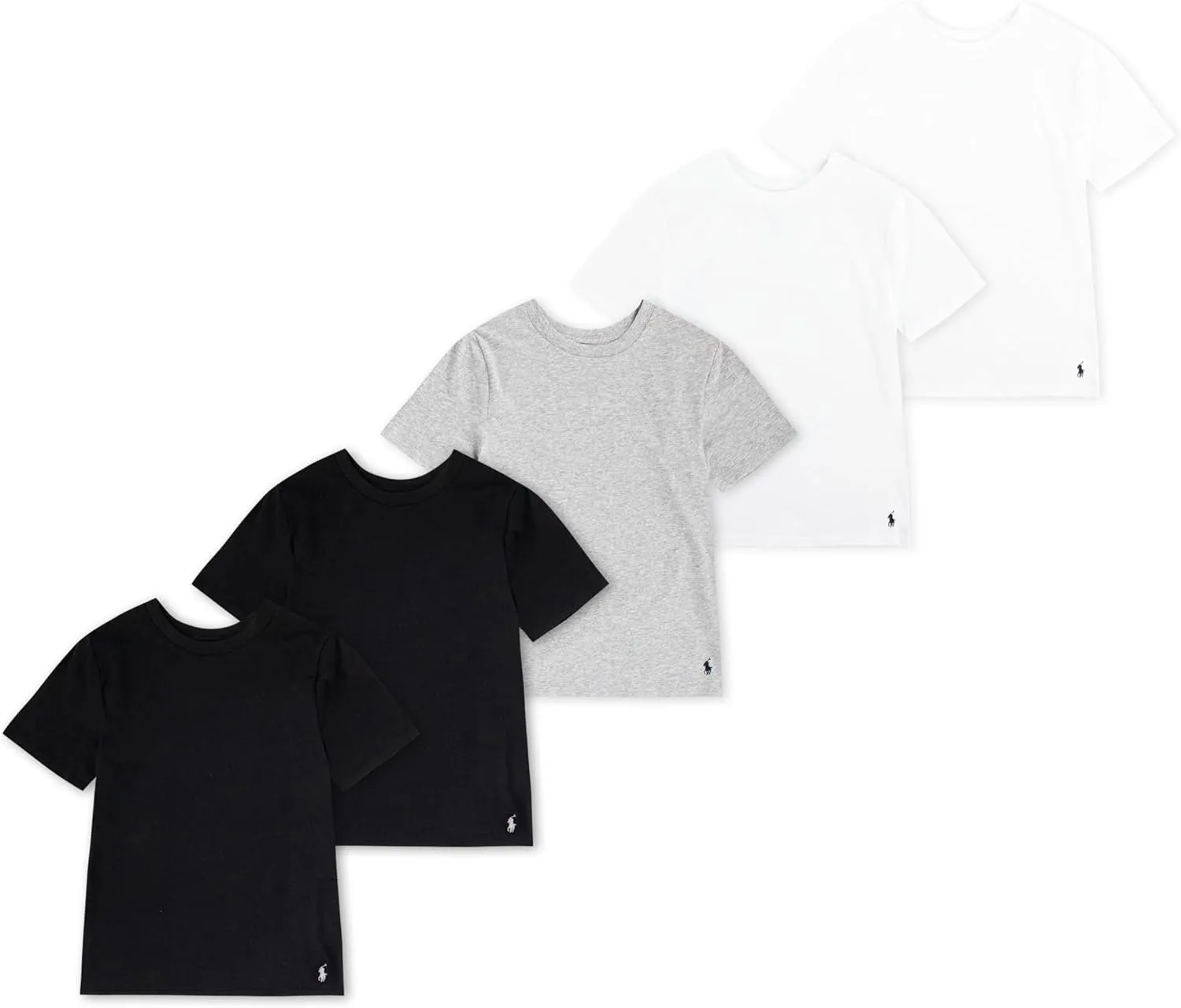 POLO RALPH LAUREN Boys' Multi-Pack Short Sleeve Undershirt