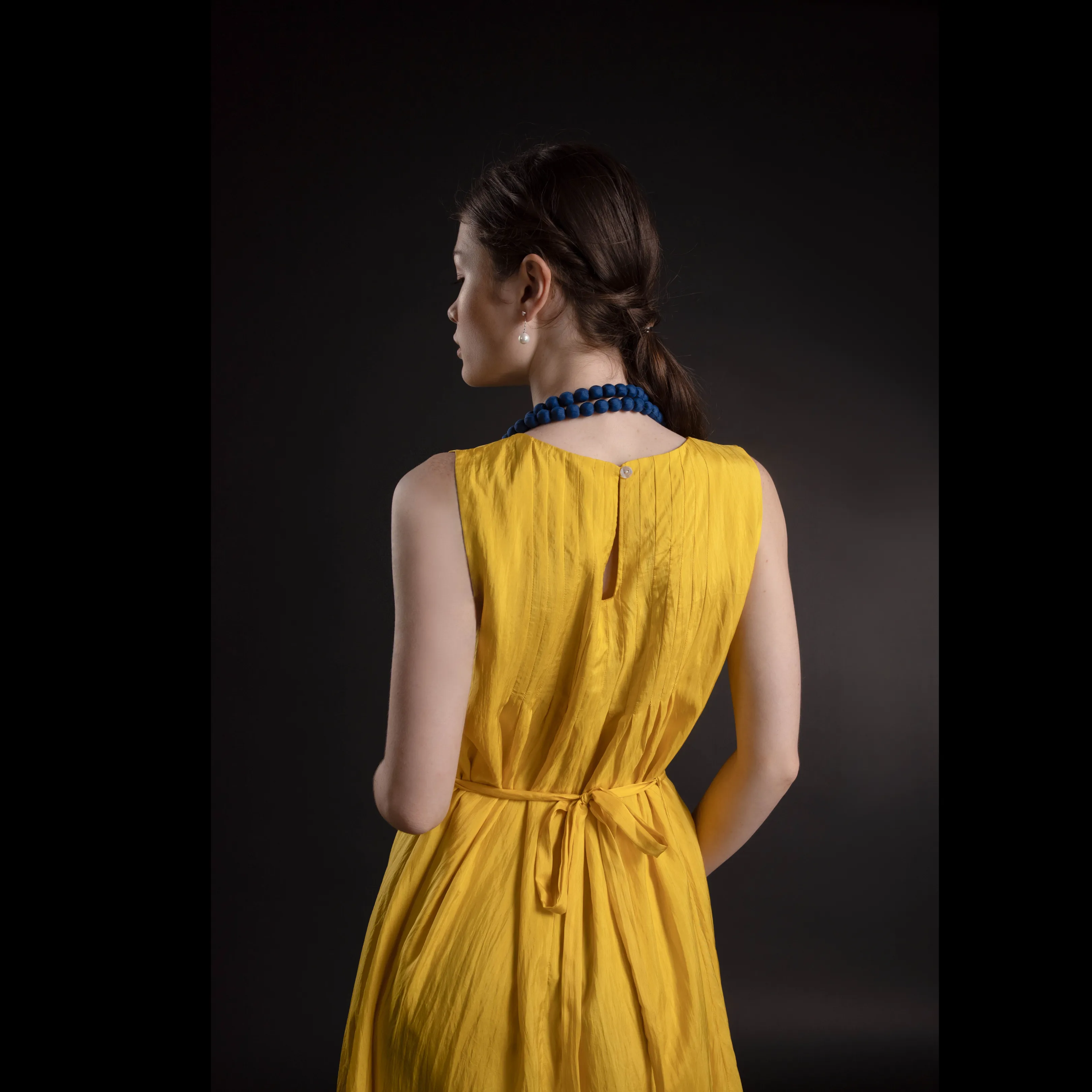 Relaxed Midi Silk Dress