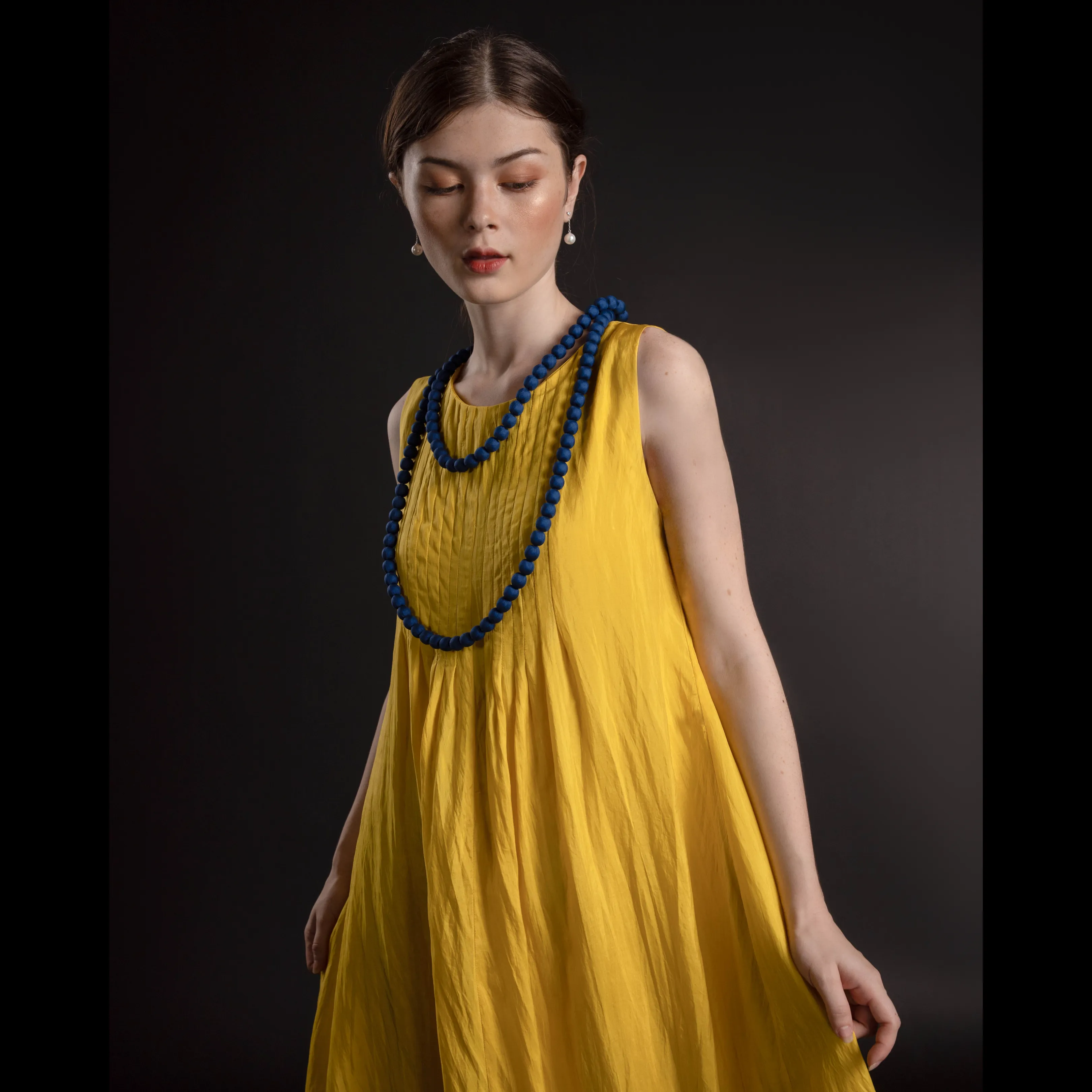 Relaxed Midi Silk Dress