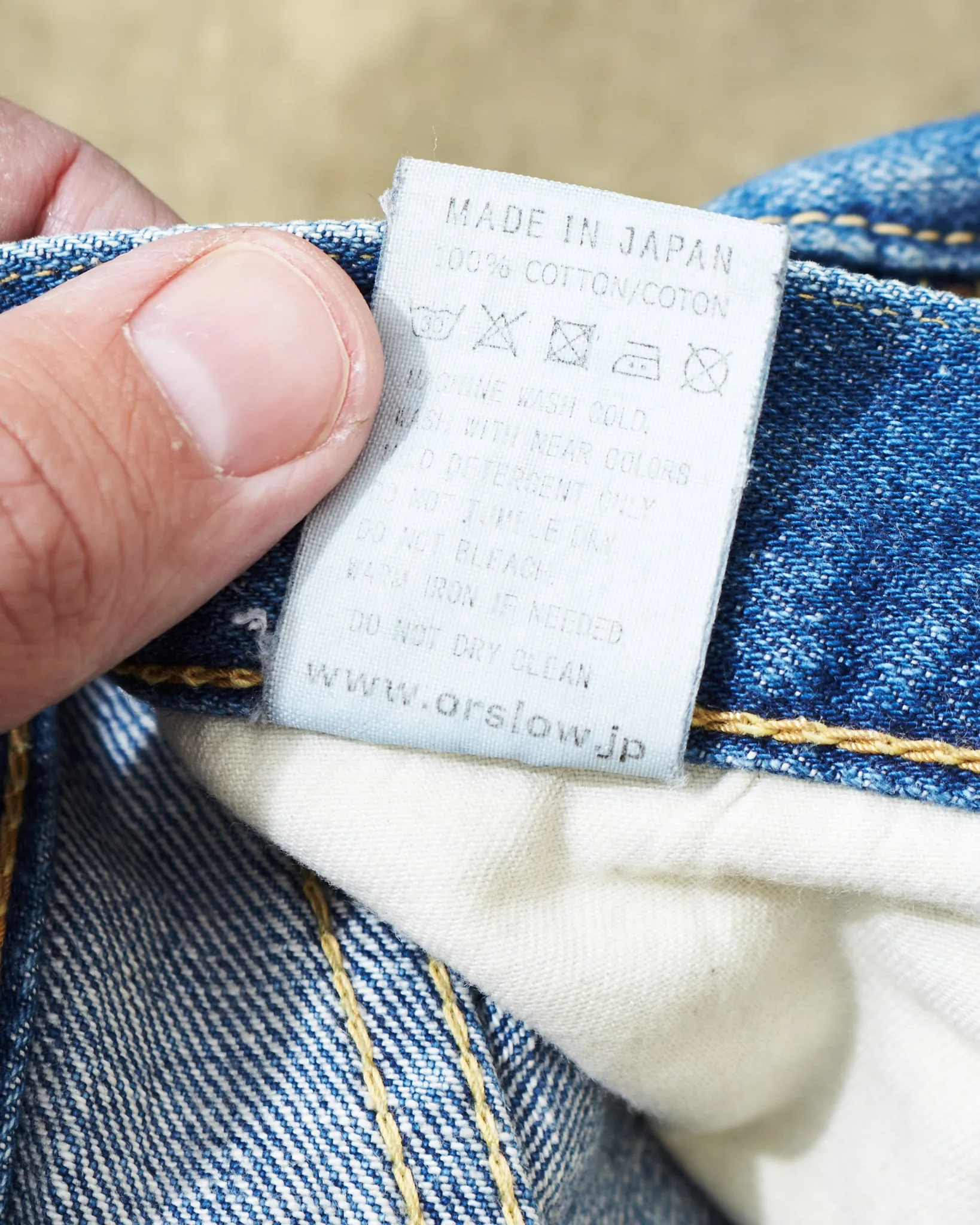 Second Hand OrSlow 105 Standard Fit Jeans EU XS / JPN 1