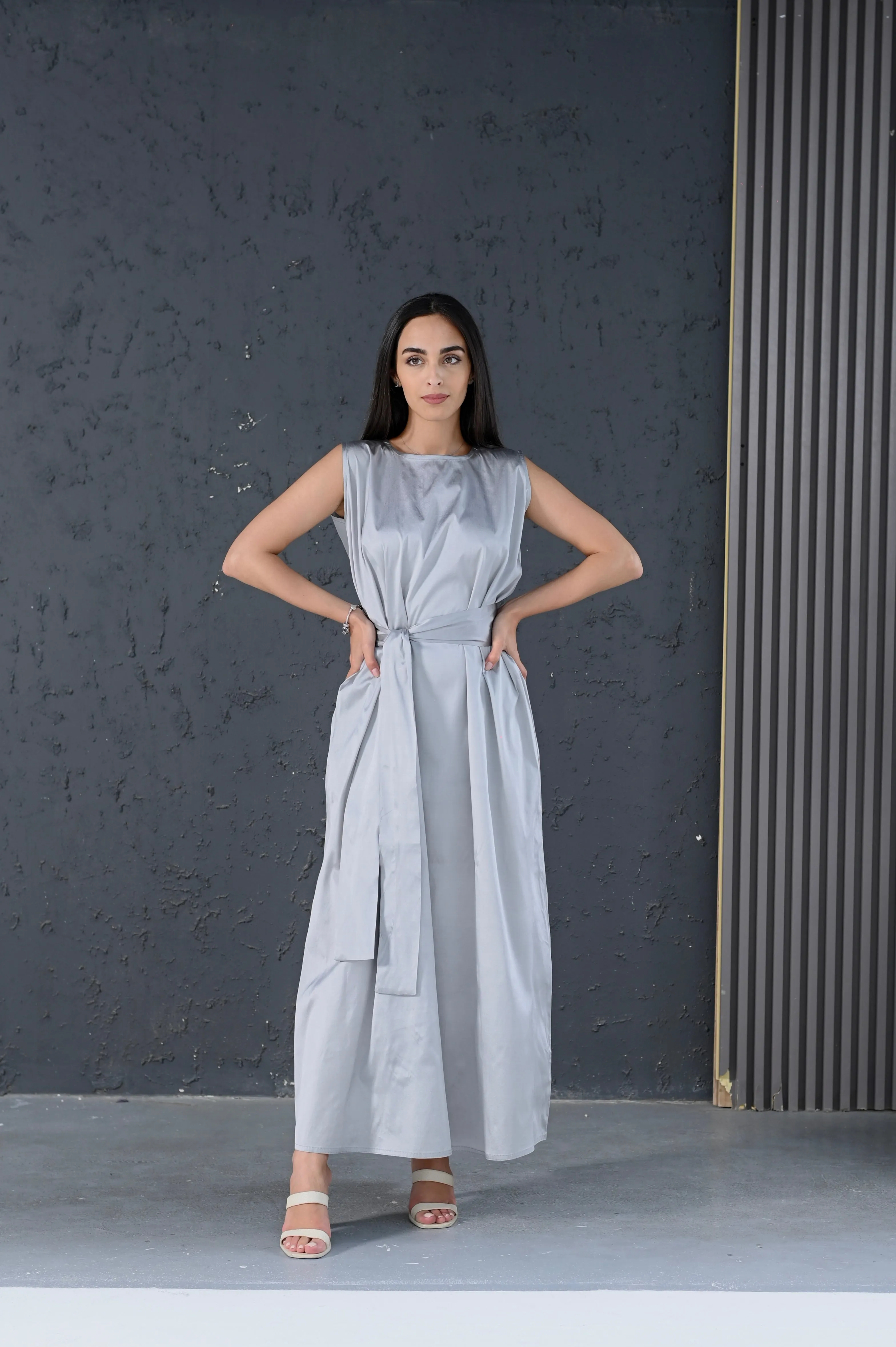 SILVER ELEGANT DRESS #297