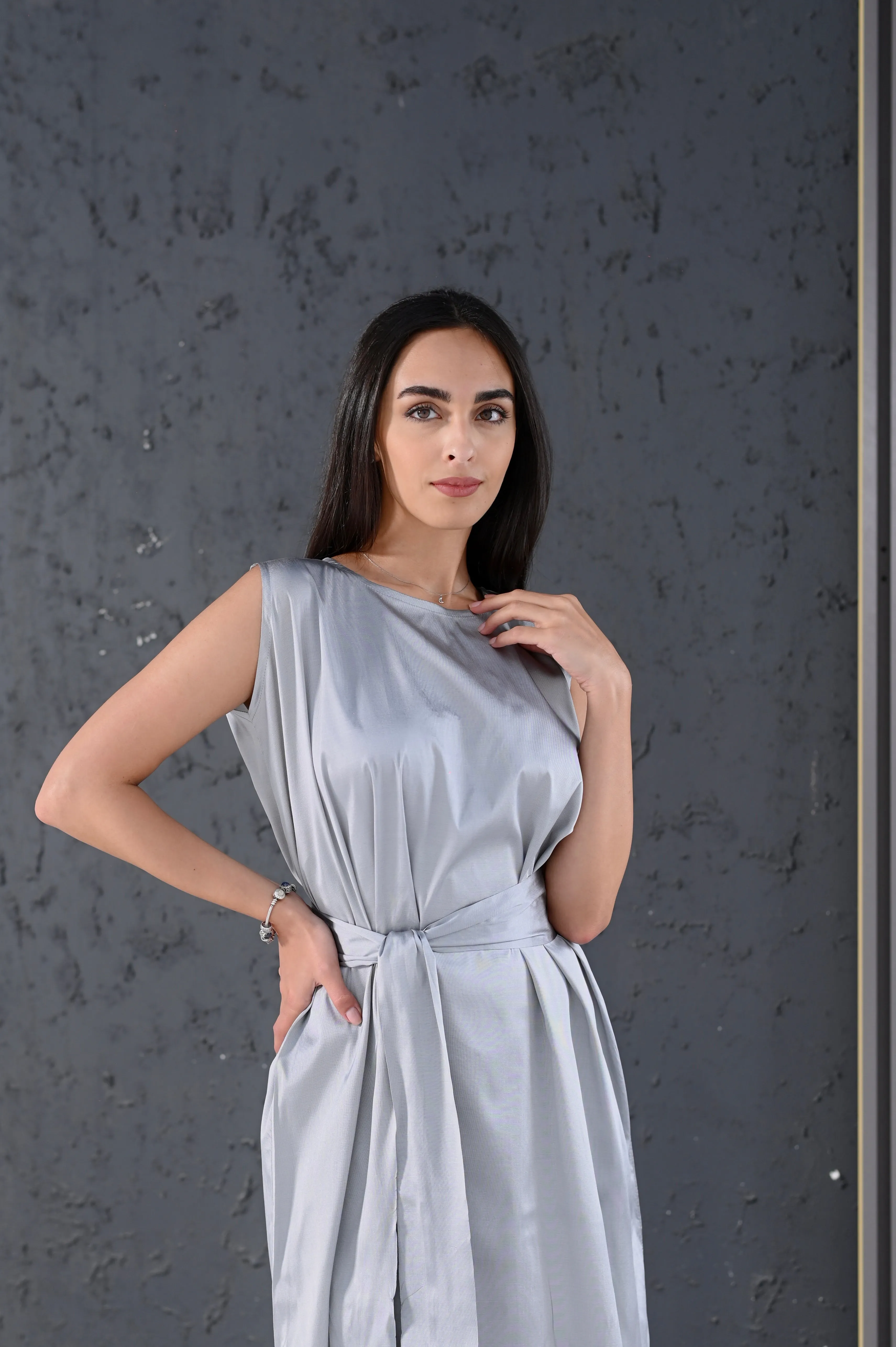 SILVER ELEGANT DRESS #297