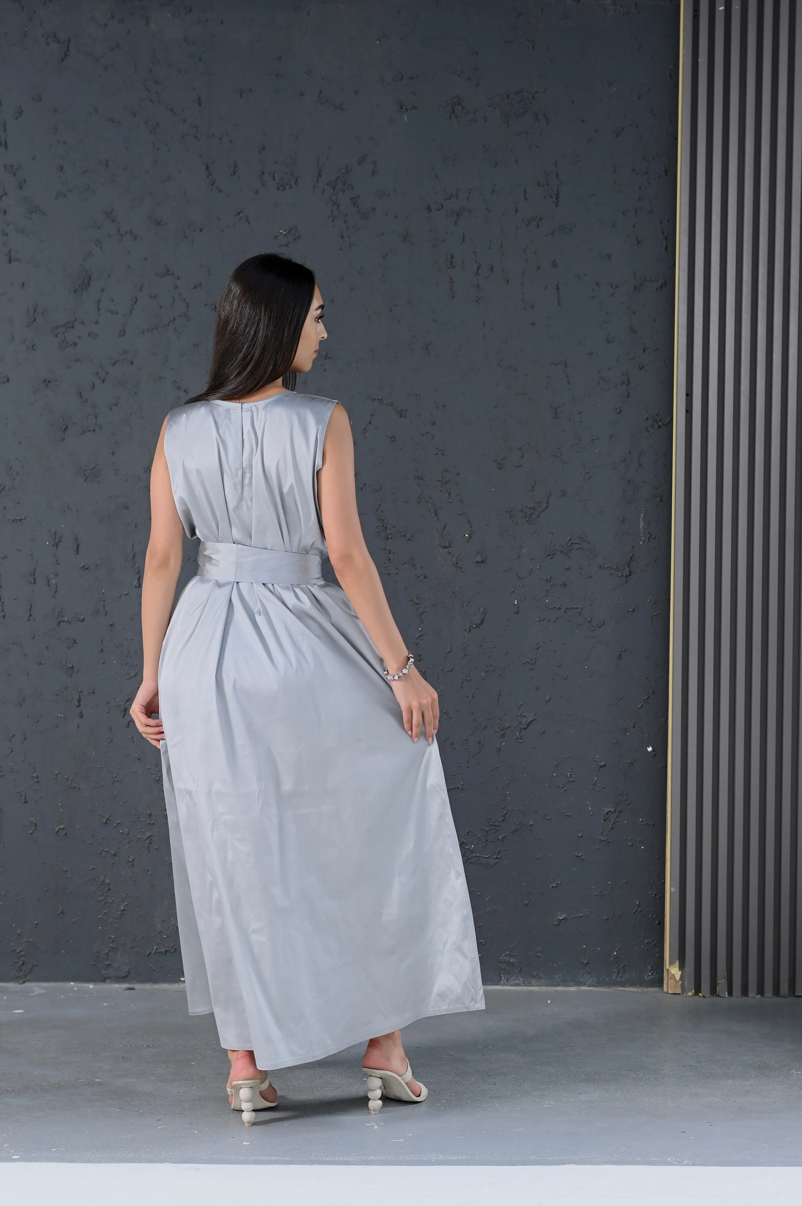 SILVER ELEGANT DRESS #297