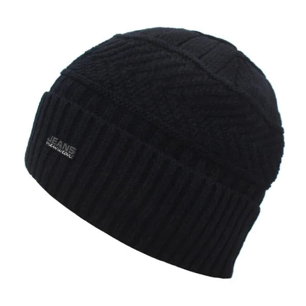 Skullies Knitted Gorras Soft Neck Balaclava Bonnet Beanie Hat Cap