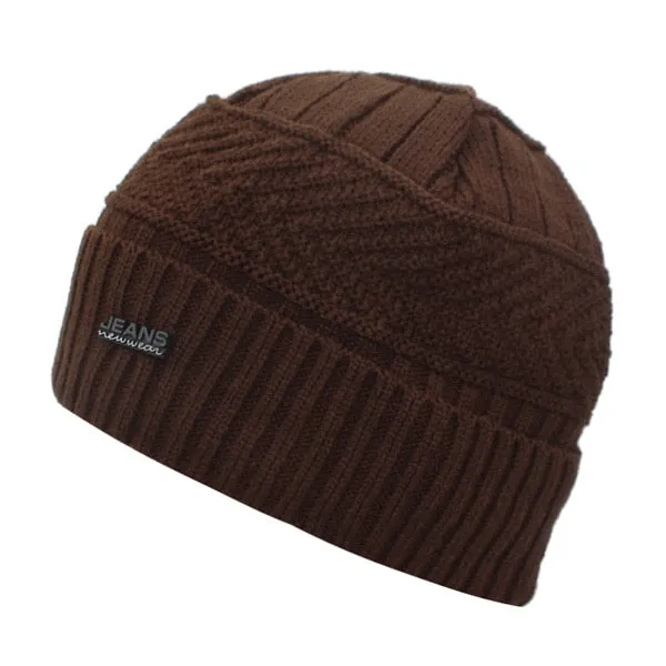 Skullies Knitted Gorras Soft Neck Balaclava Bonnet Beanie Hat Cap