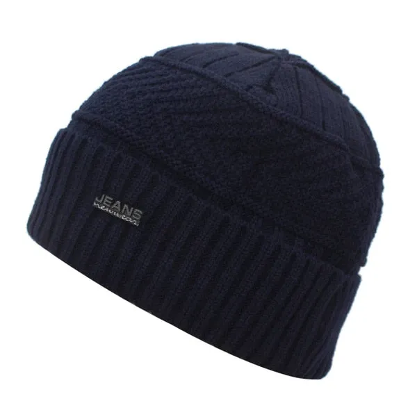 Skullies Knitted Gorras Soft Neck Balaclava Bonnet Beanie Hat Cap