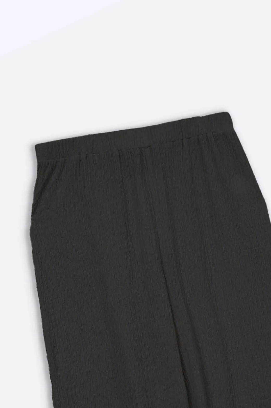 TEXTURED STRETCHY PANTS