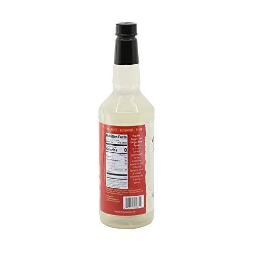 Top Hat Sugar Free Ginger Beer Concentrate - Zero Calorie Moscow Mule Mix - 2 pack - 32oz bottles