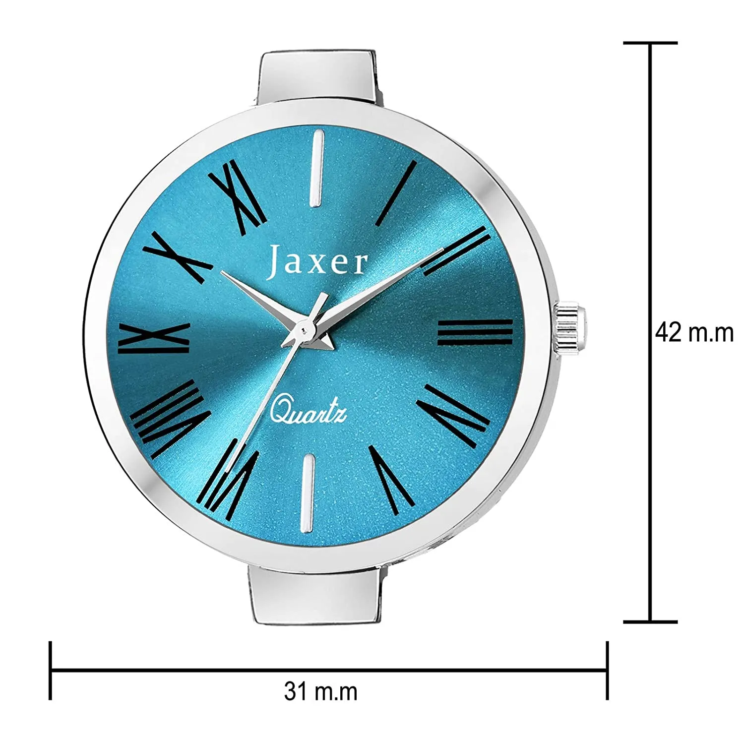 Trendy Blue Dial Steel Chain Analog Watch - For Women JXRW2520