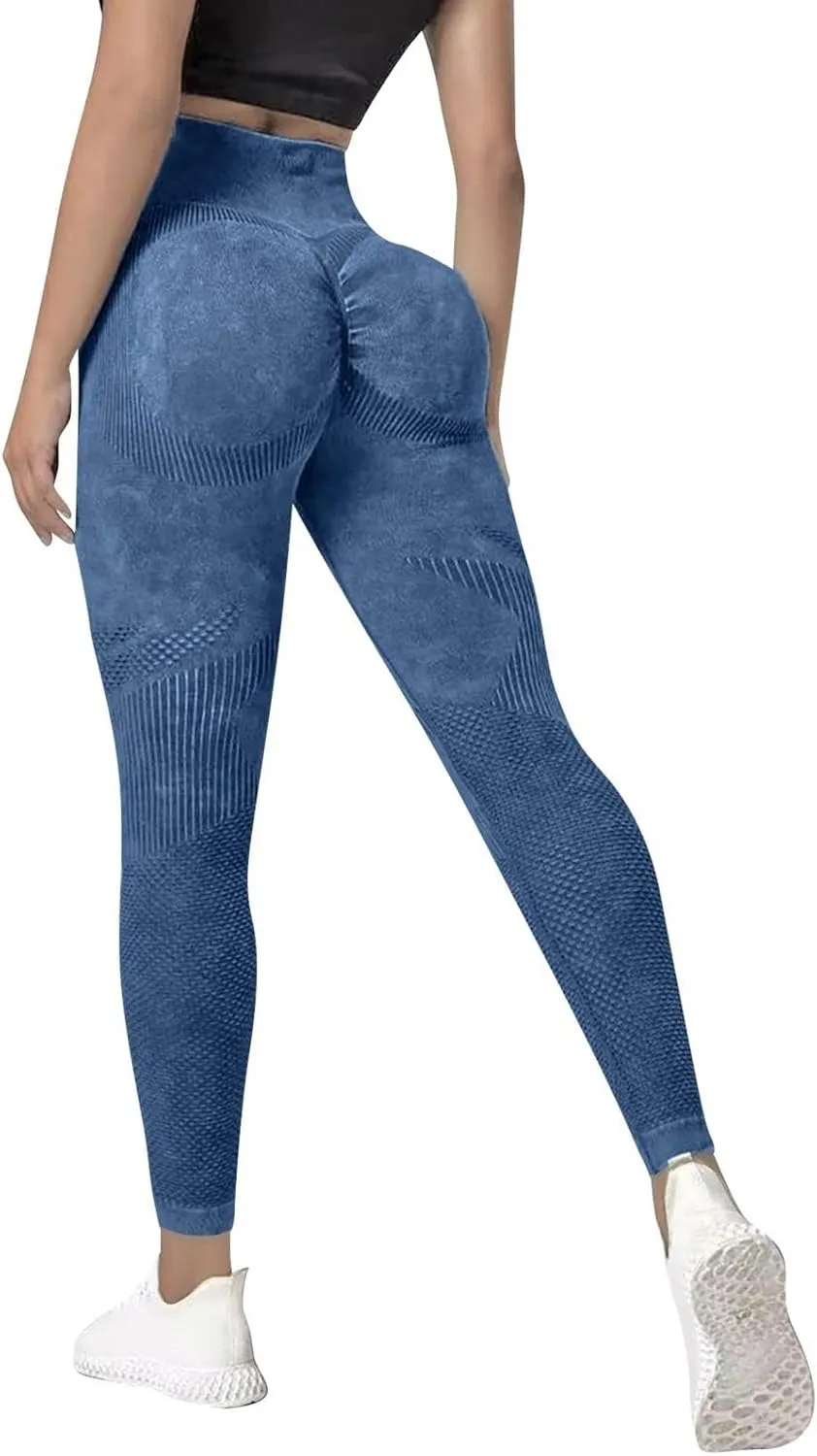 Women's High Waist Yoga Pants Butt Lift Lounge Soft Athletic Stretchy Yoga Leggings