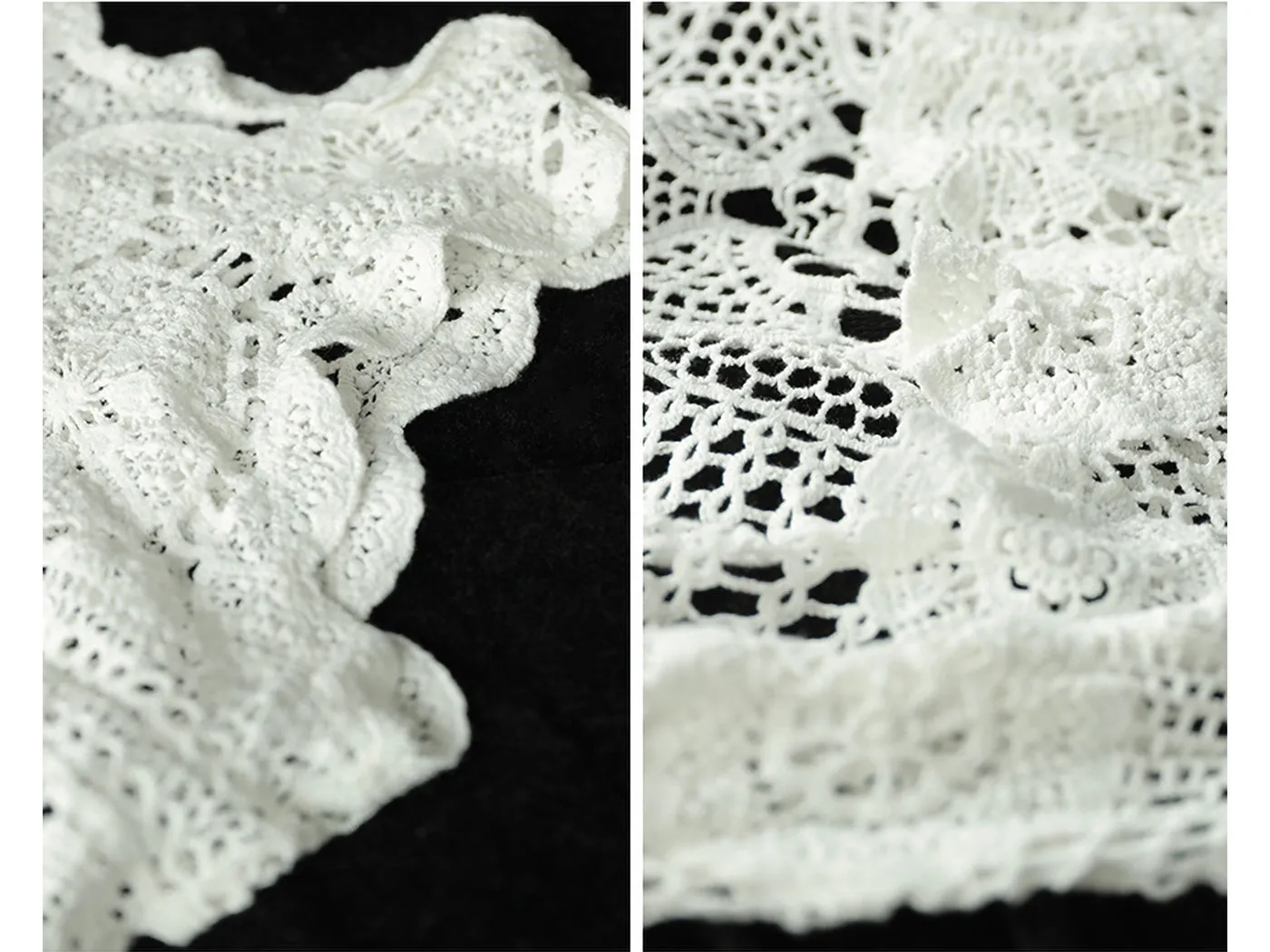 Womens Hippie Bohemian Floral Crochet Lace Trim Sleeveless Vest Cardigan