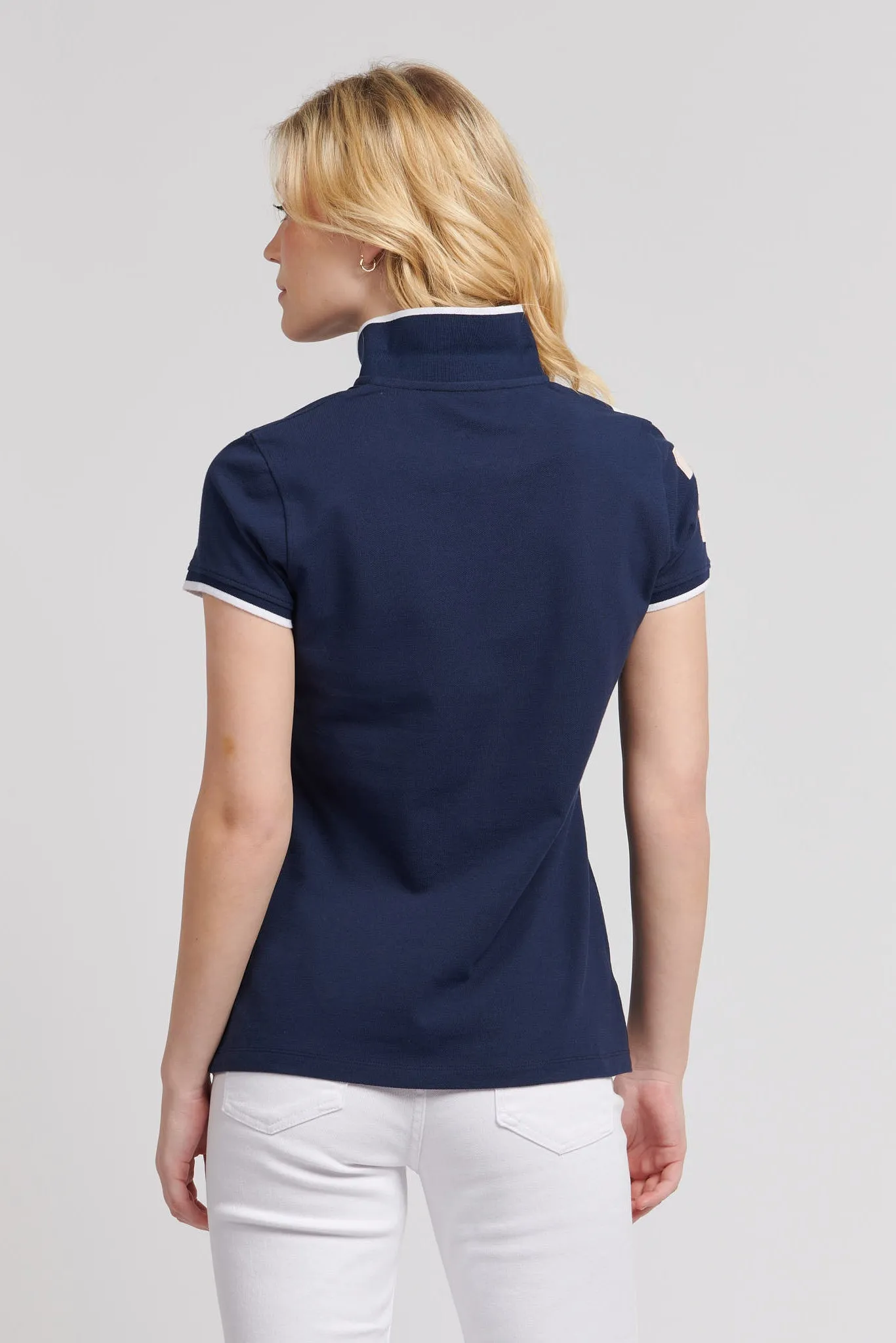 Womens Sash Player 3 Polo Shirt in Navy Iris