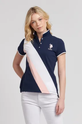 Womens Sash Player 3 Polo Shirt in Navy Iris