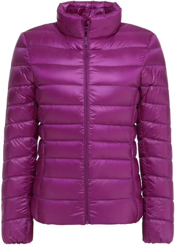 Yeuyyben Plus Size Women Warm Jacket Ultra Light Duck Down Parkas Slim Female Puffer Jacket